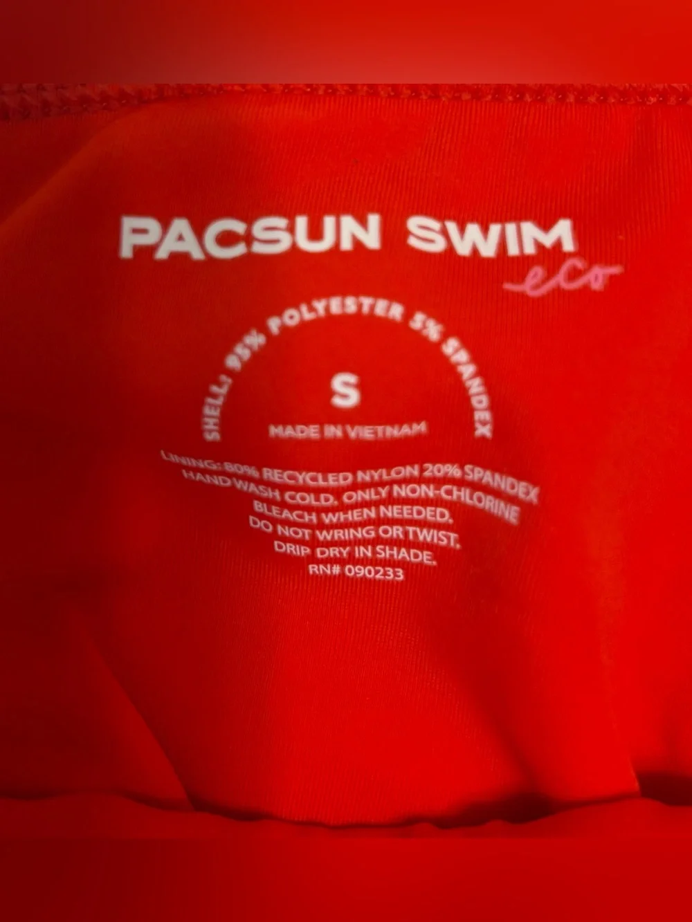 LA Hearts / Pacsun Red One Piece Swimsuit